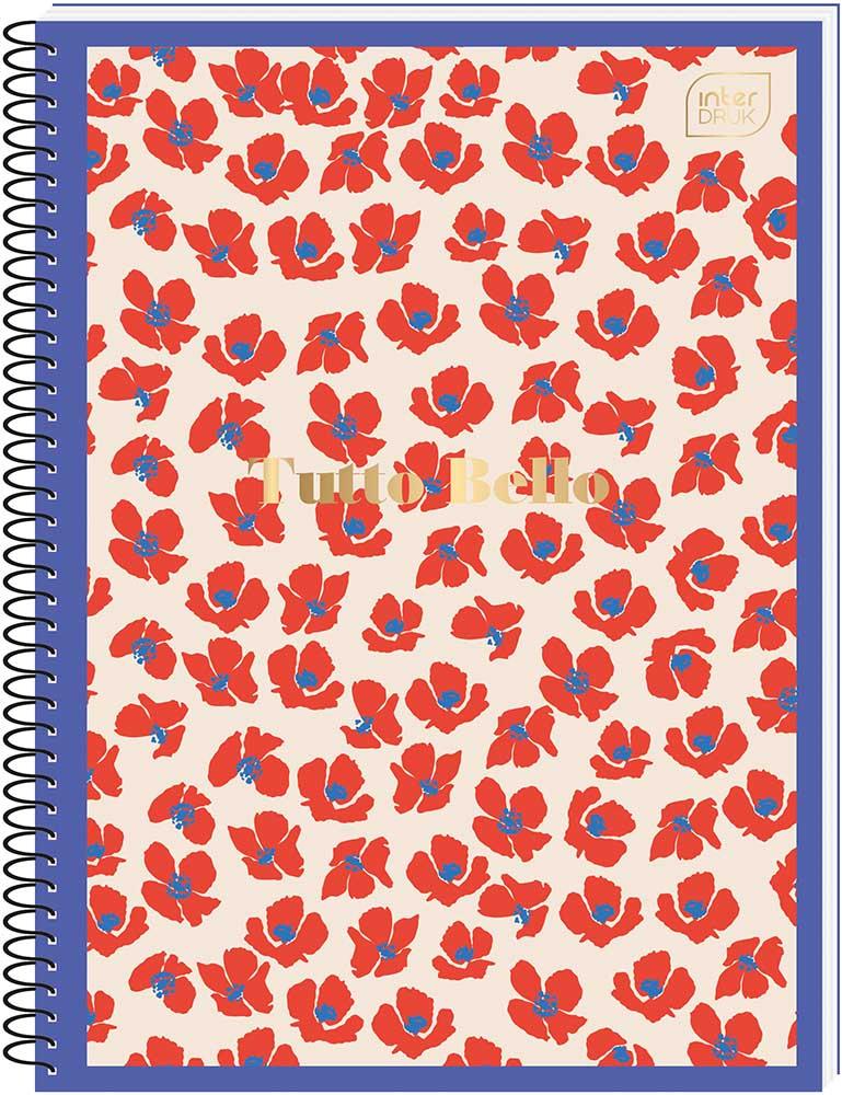 Spiralni notes A6 TUTTO BELLO 80 listova na kvadratiće (Više vrsta) 