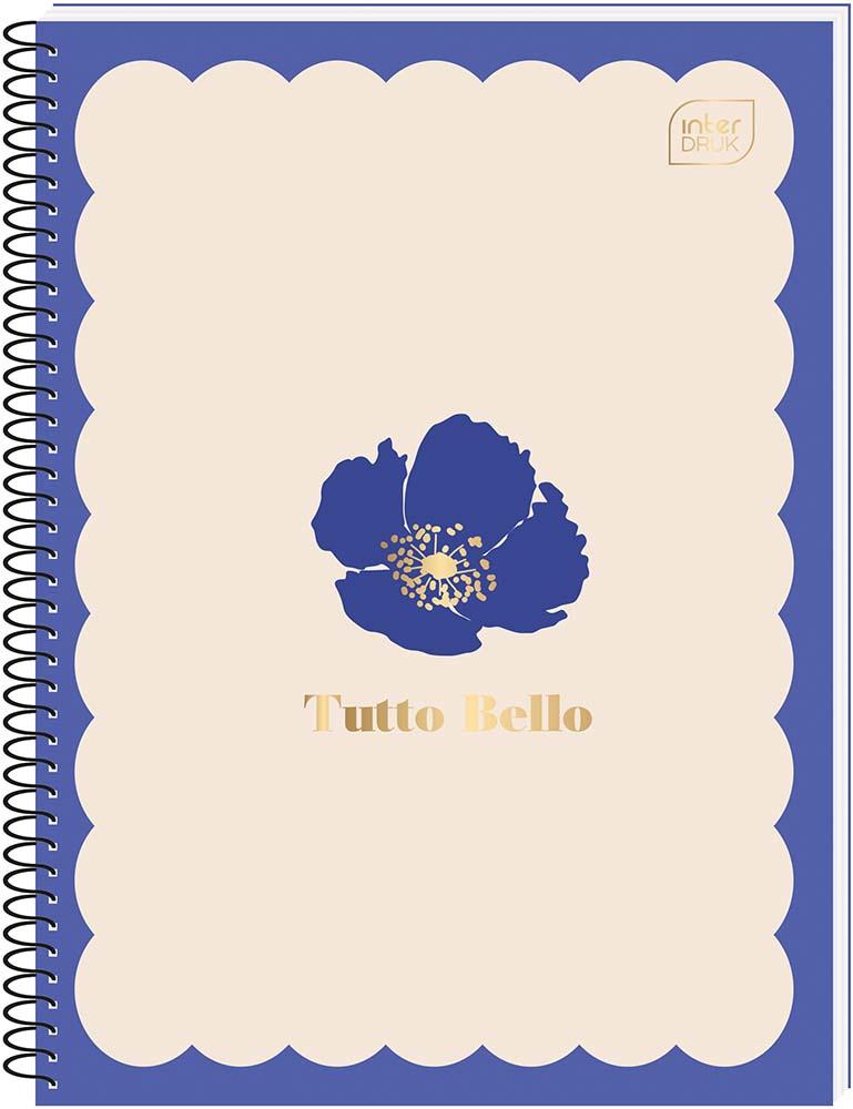 Spiralni notes A6 TUTTO BELLO 80 listova na kvadratiće (Više vrsta) 