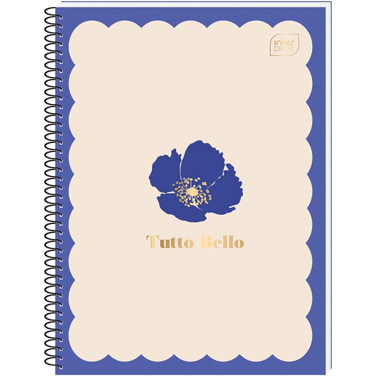 Spiralni notes A6 TUTTO BELLO 80 listova na kvadratiće (Više vrsta) 