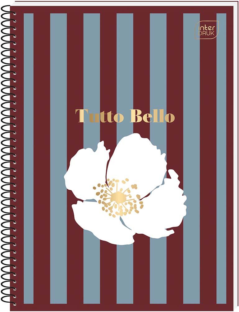 Spiralni notes A6 TUTTO BELLO 80 listova na kvadratiće (Više vrsta) 