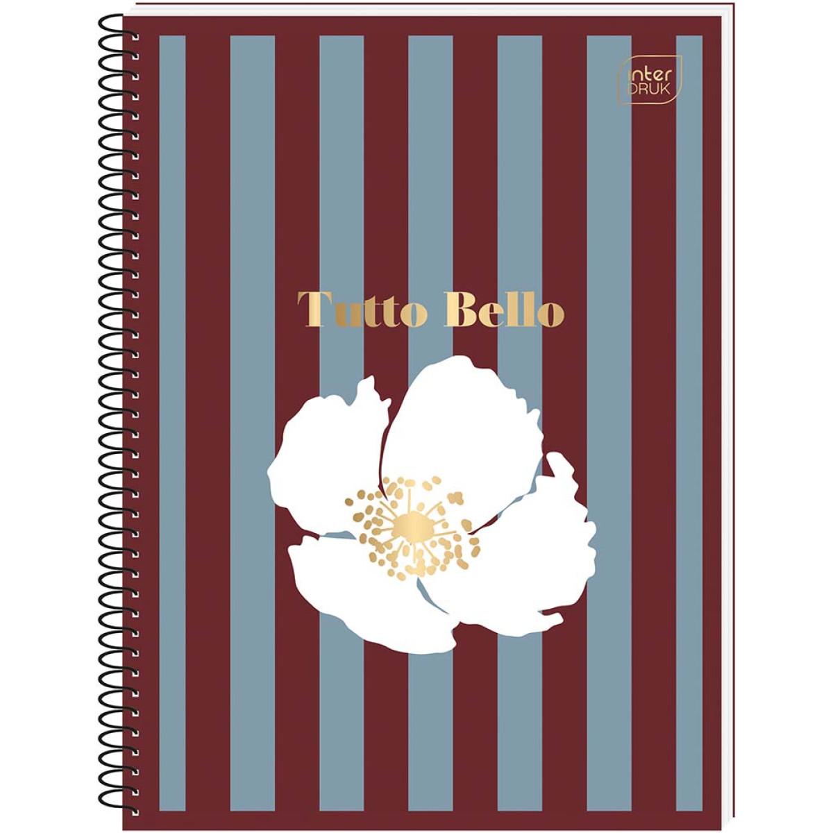 Spiralni notes A6 TUTTO BELLO 80 listova na kvadratiće (Više vrsta) 