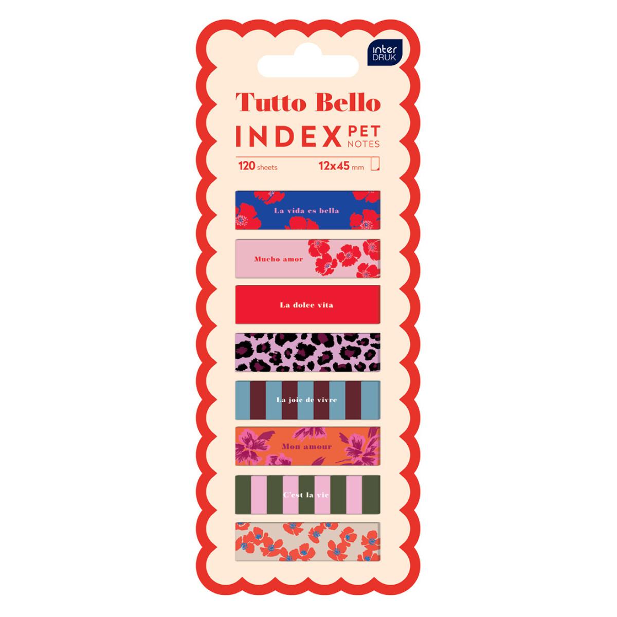 Set 120 obeleživača TUTTO BELLO 