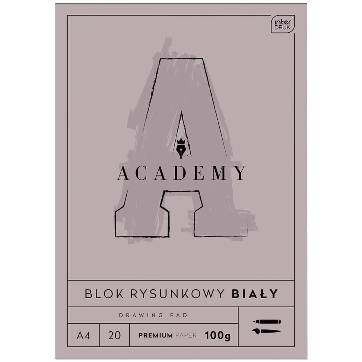 Blok za crtanje A4 formata ACADEMY 20 listova 