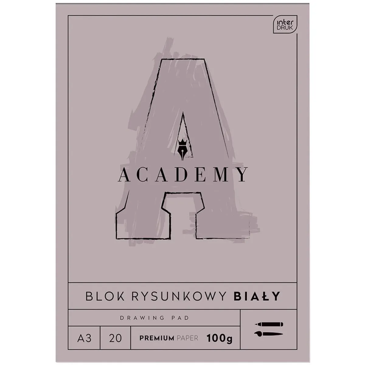 Blok za crtanje A3 formata ACADEMY 20 listova 