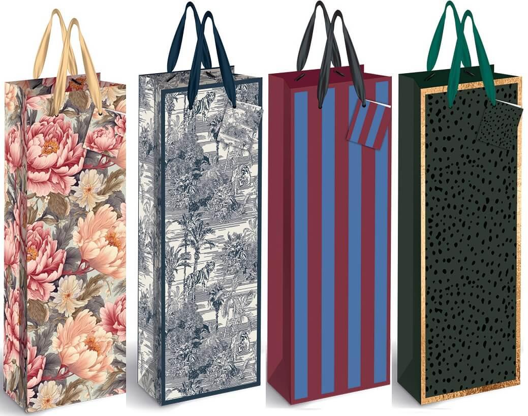 Ukrasna kesa za flašu GOLD (ČETIRI VRTE) 