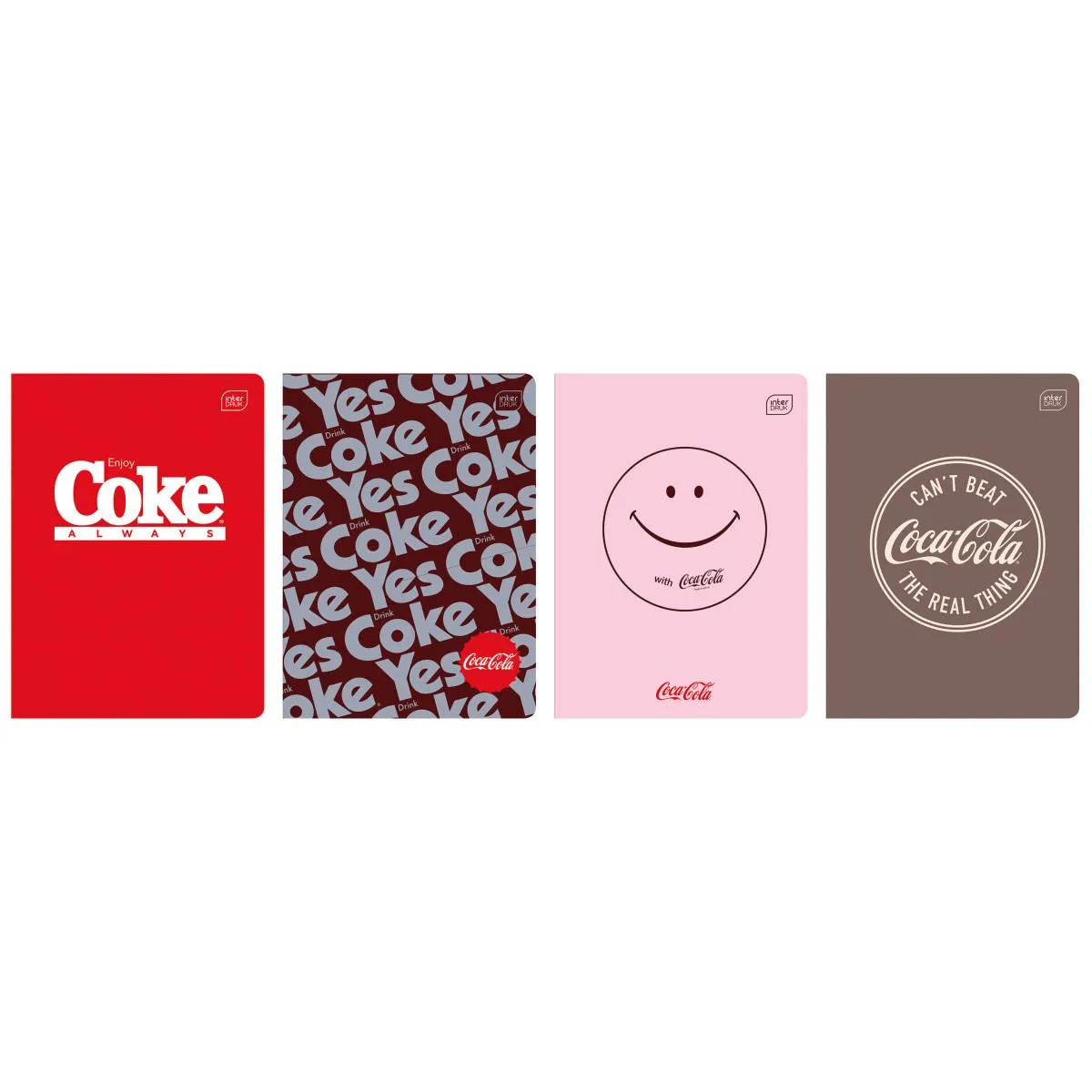 Školska sveska A5 kvadratićI COCA COLA (ČETIRI VRSTE) 