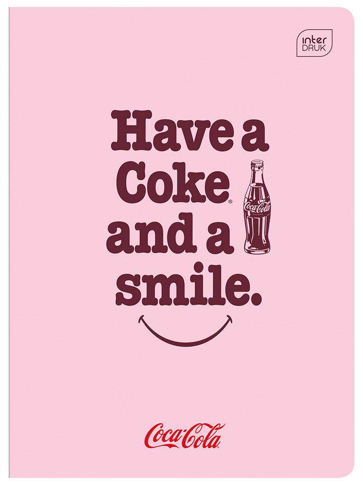Školska sveska A5 linije COCA COLA (ČETIRI VRSTE) 