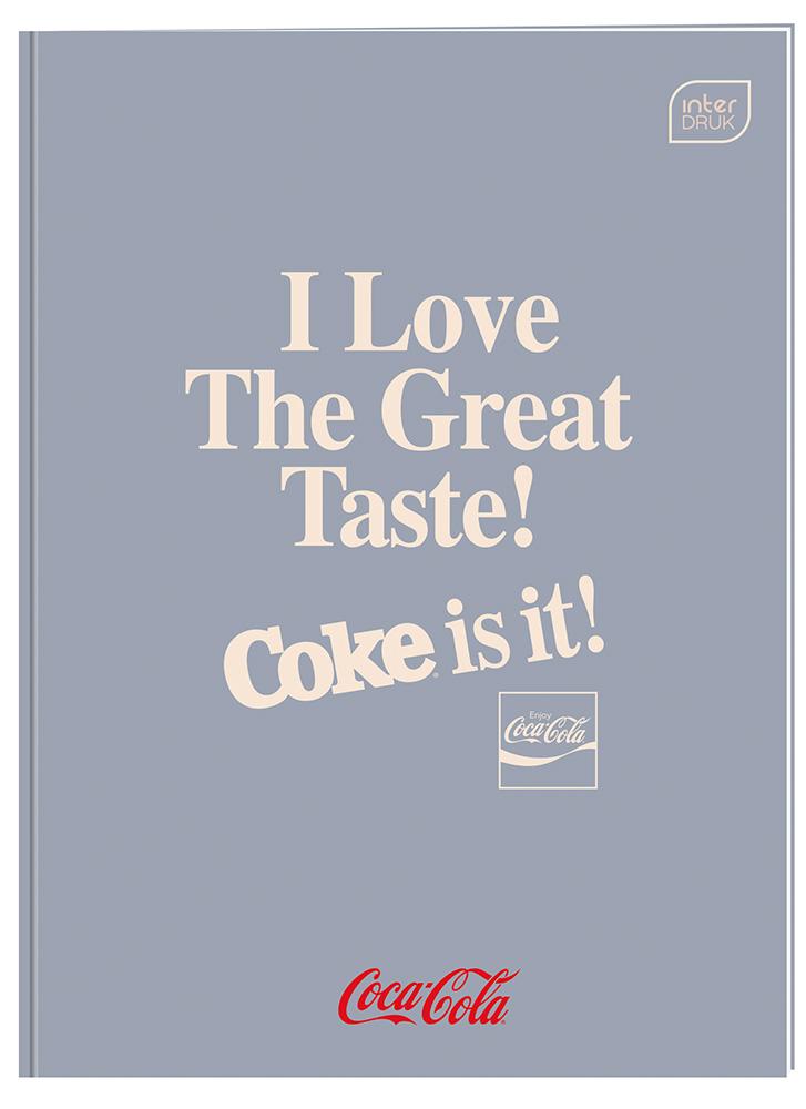 Školska sveska A4 kvadratići COCA COLA  (TRI VRSTE) 
