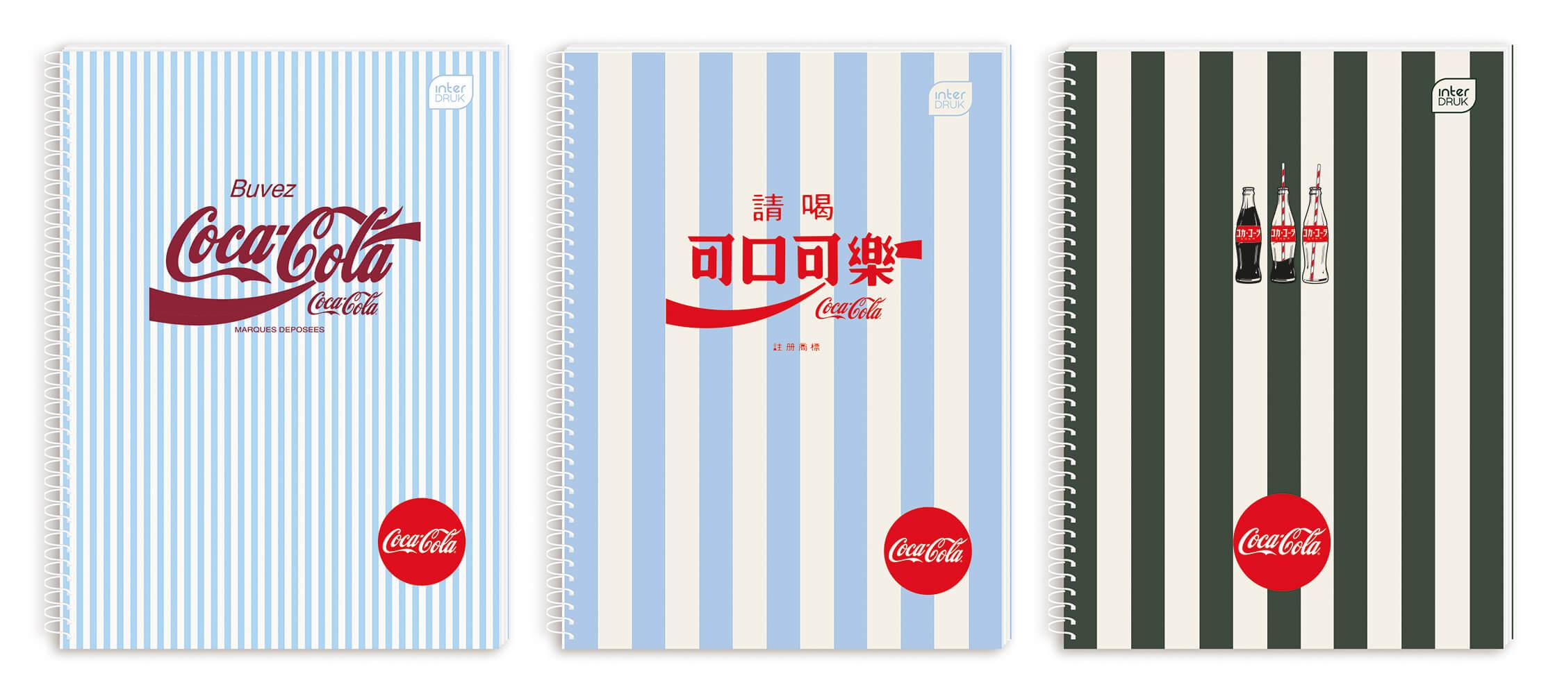 Spiralni notes A5 kvadratići COCA COLA (TRI VRSTE) 