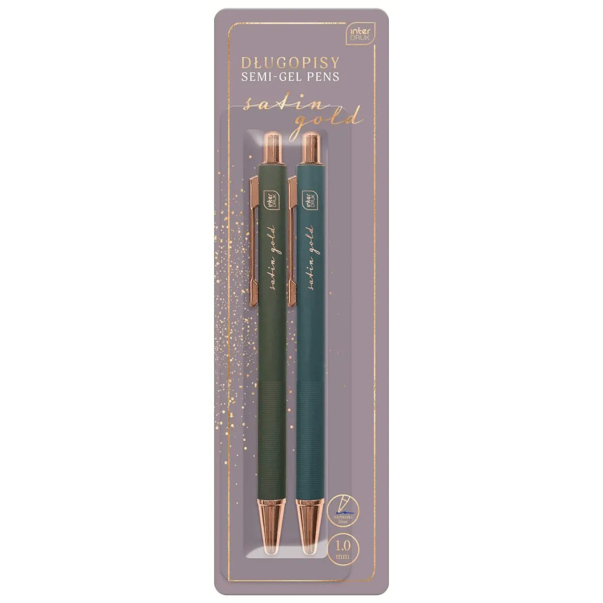 Set dve hemijske olovke SATIN GOLD (DVE VRSTE) 