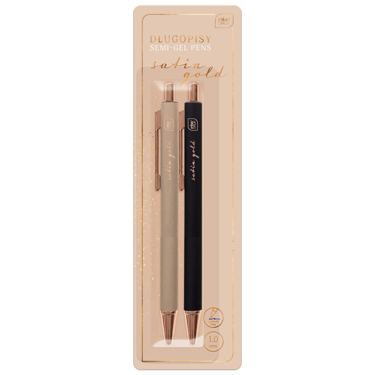 Set dve hemijske olovke SATIN GOLD (DVE VRSTE) 