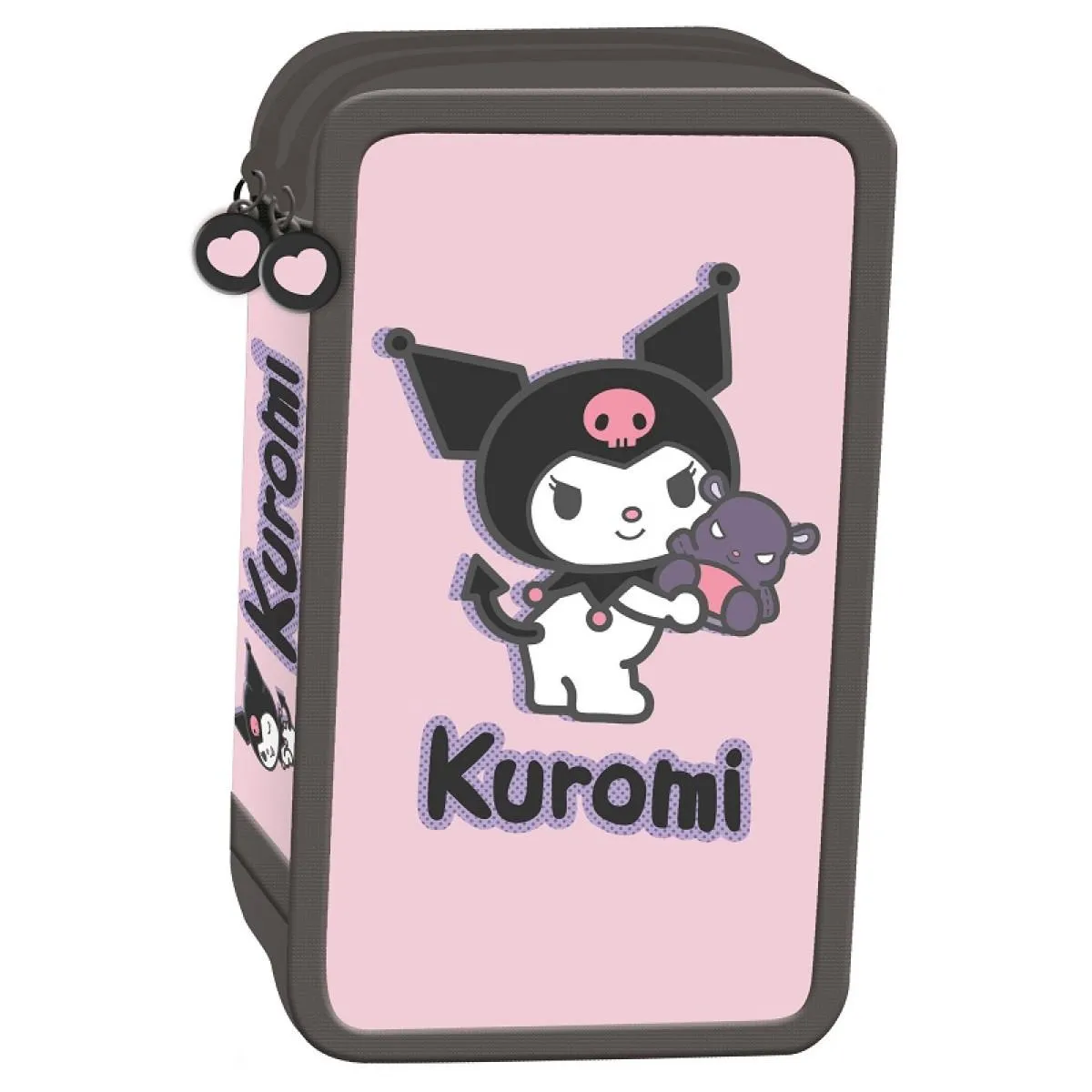 Pernica puna sa tri pregrade KUROMI PINK 