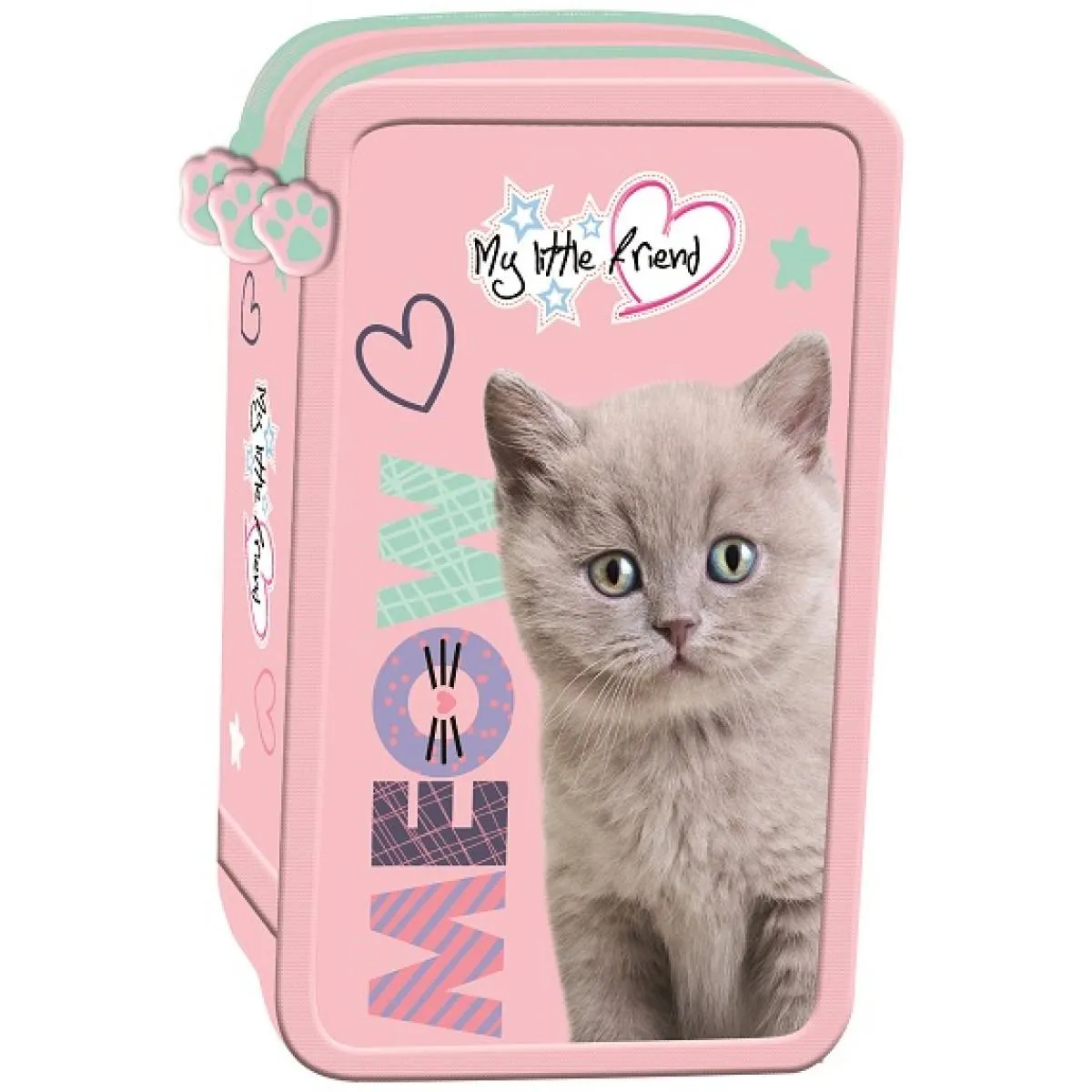 Pernica puna trodelna FLUFFY KITTY 