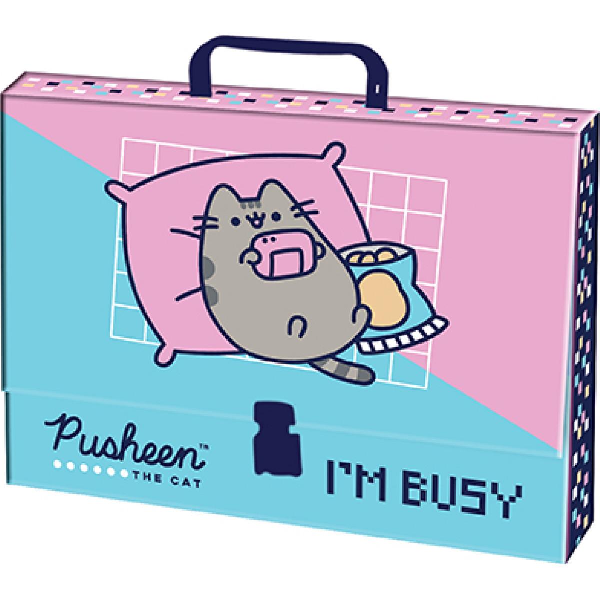 Fascikla sa ručkom A4 PUSHEEN - I'M BUSY 