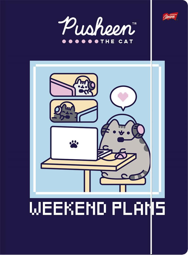 Fascikla A4 PUSHEEN THE CAT (DVE VRSTE) 