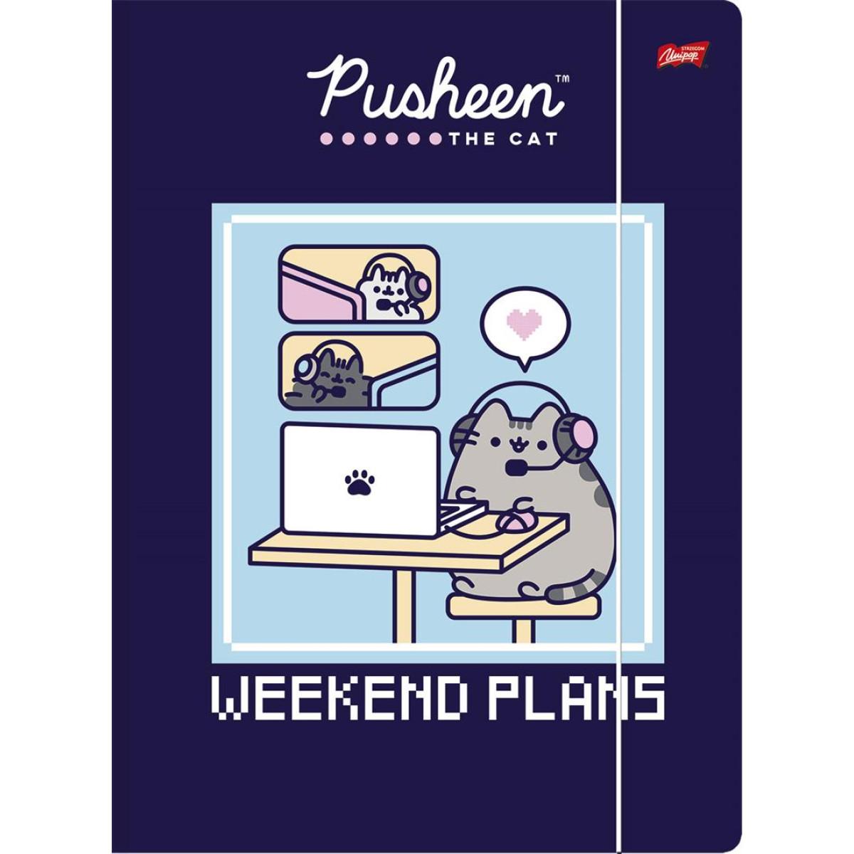 Fascikla A4 PUSHEEN THE CAT (DVE VRSTE) 