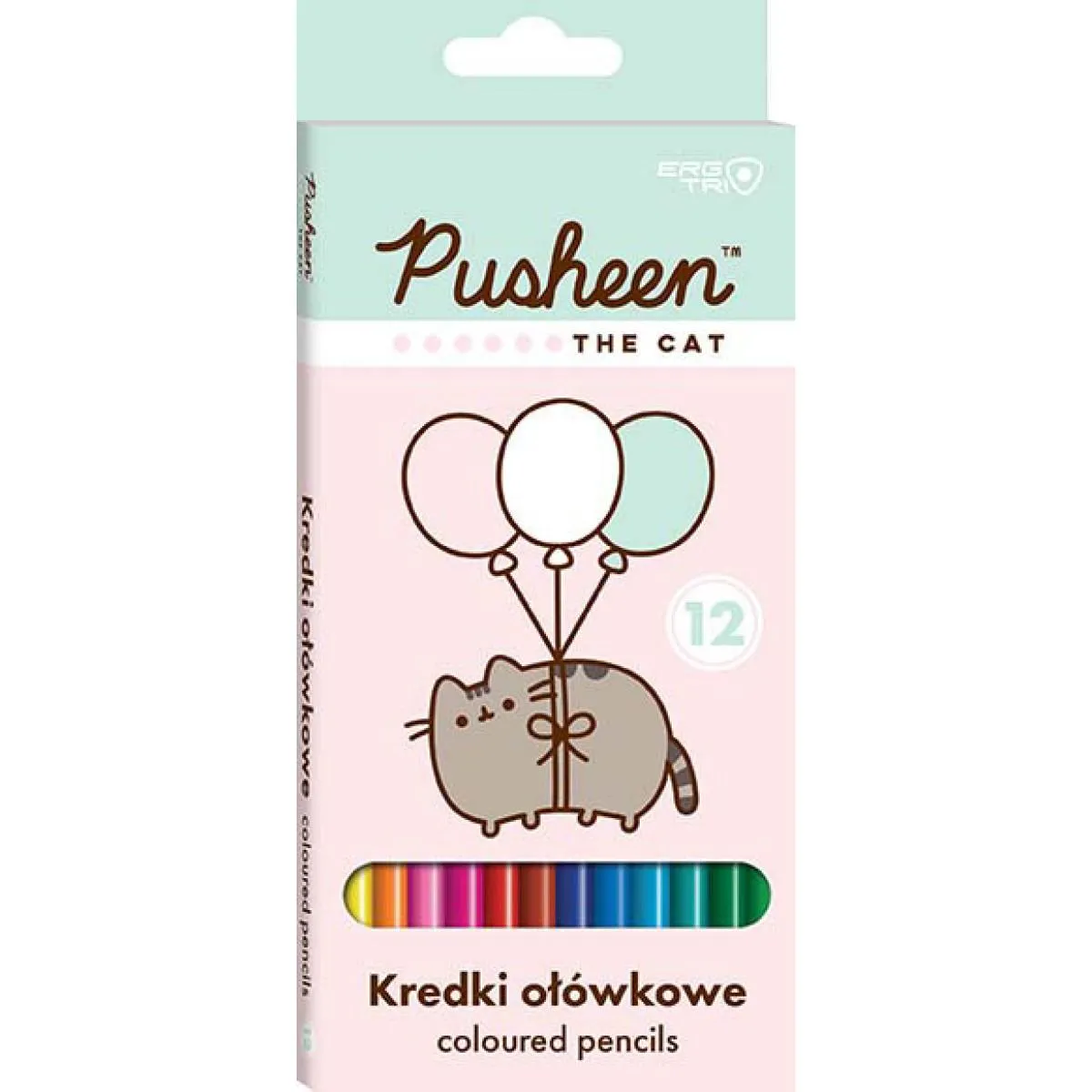 Drvene bojice PUSHEEN THE CAT 12kom 