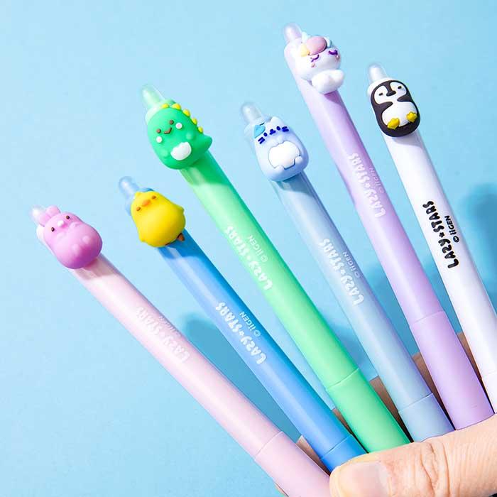 Piši-briši gel olovka LAZY STARS (motiv zeko) 