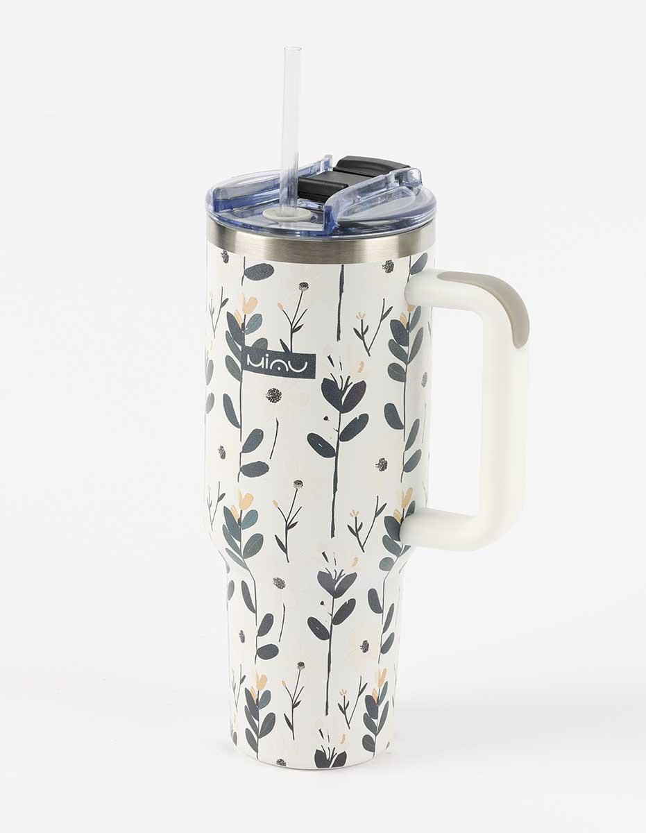 Putna šolja 1200ml od nerđajućeg čelika MIAU FLOWER 