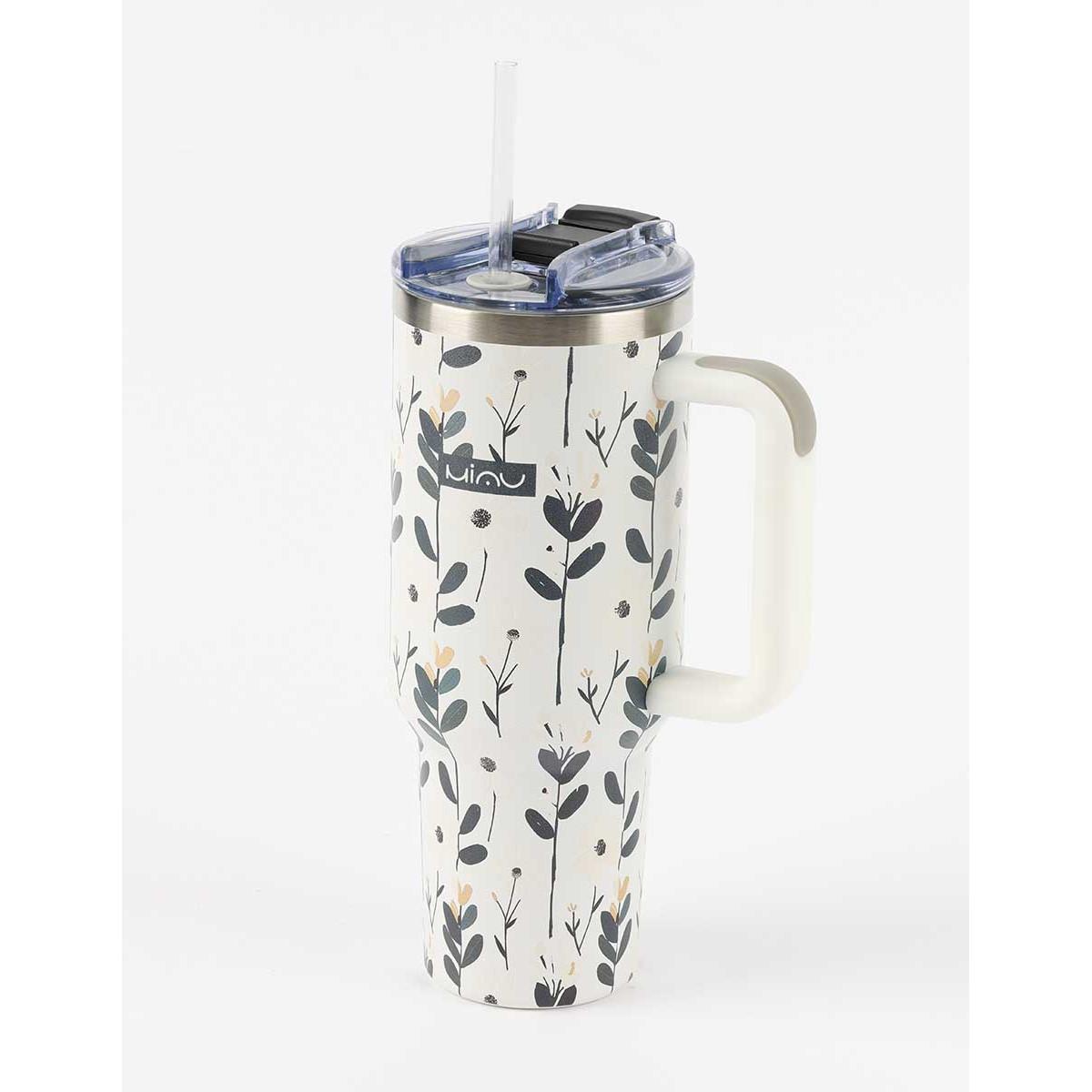 Putna šolja 1200ml od nerđajućeg čelika MIAU FLOWER 