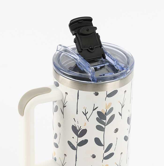 Putna šolja 1200ml od nerđajućeg čelika MIAU FLOWER 