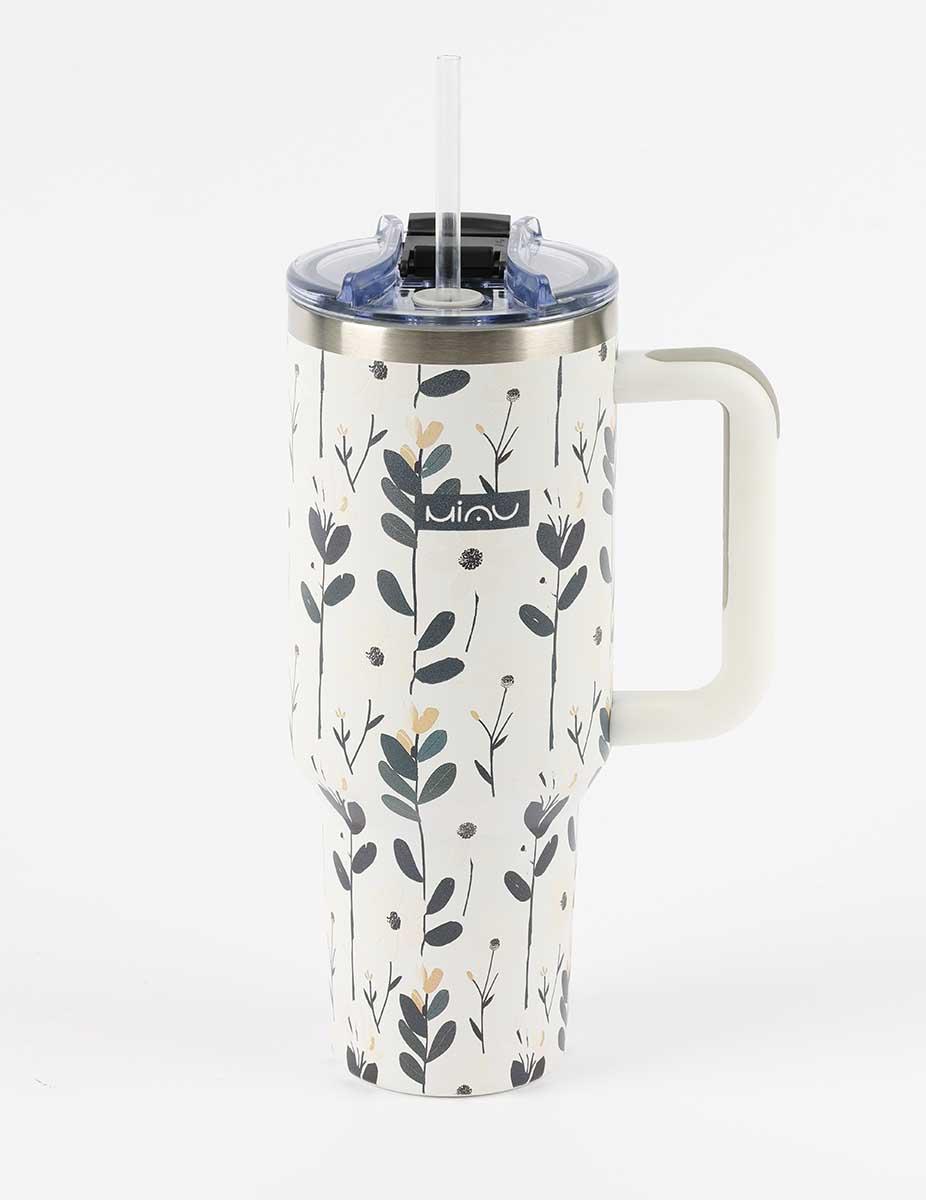 Putna šolja 1200ml od nerđajućeg čelika MIAU FLOWER 