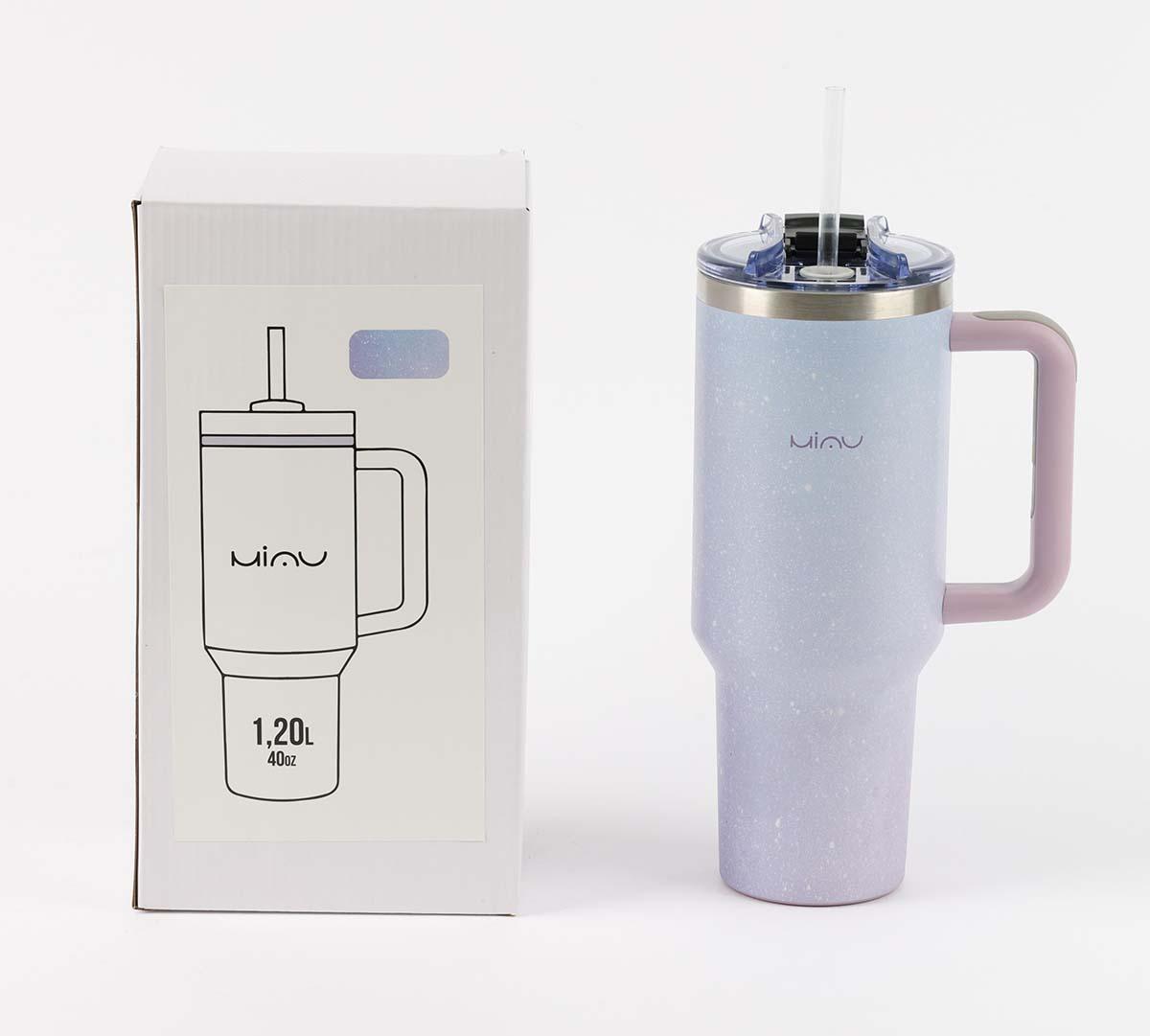 Putna šolja 1200ml od nerđajućeg čelika MIAU COLORFUL 