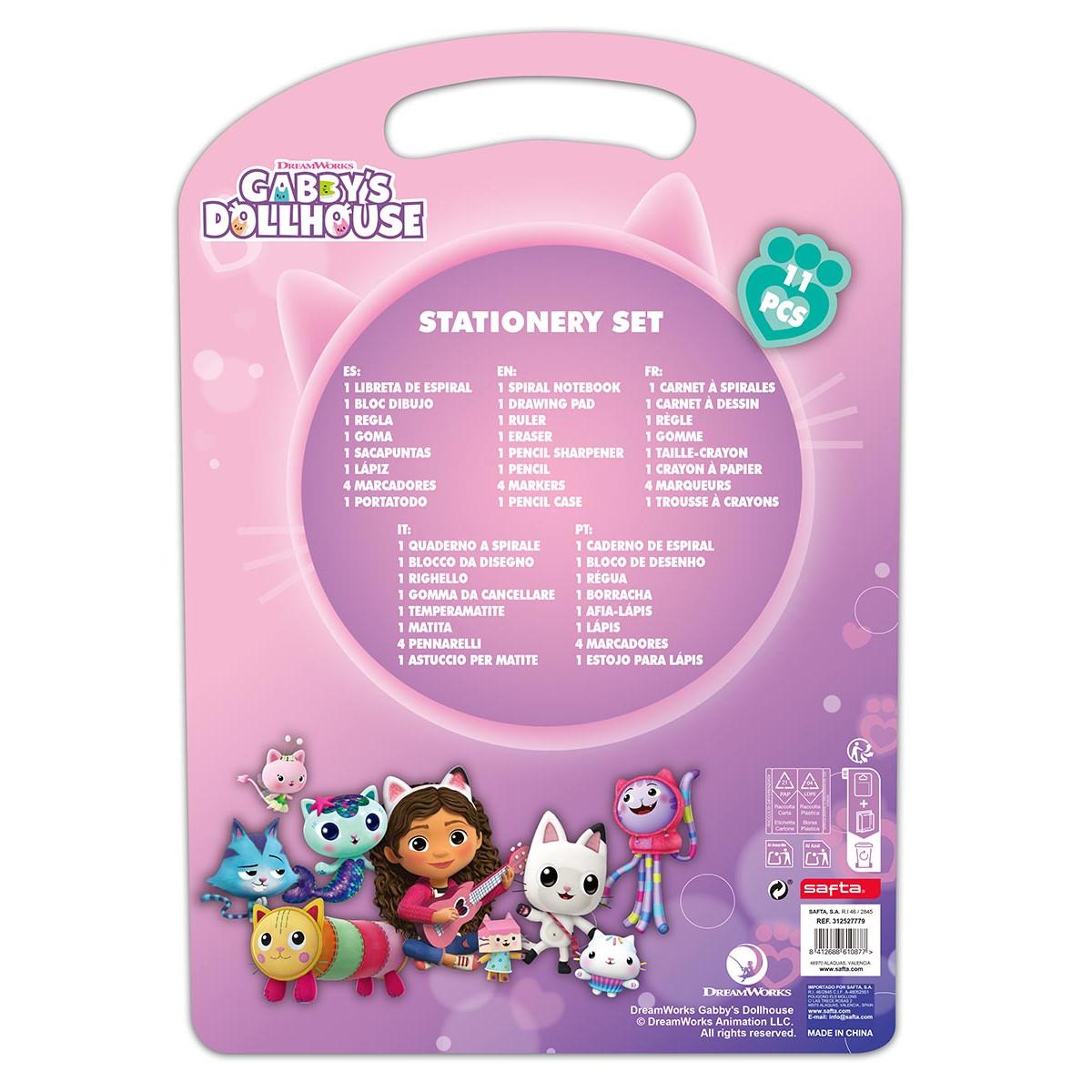 Školski set GABBY'S DOLLHOUSE - CONFETTI 