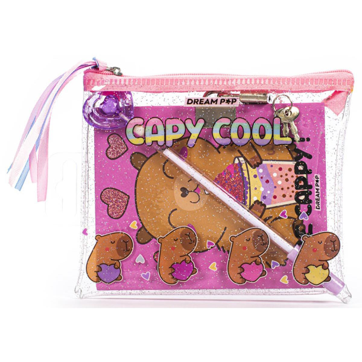 Dnevnik sa ključićem i hemijska olovka 