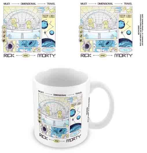 Šolja RICK AND MORTY (MULTI DIMENSIONAL TRAVEL) 