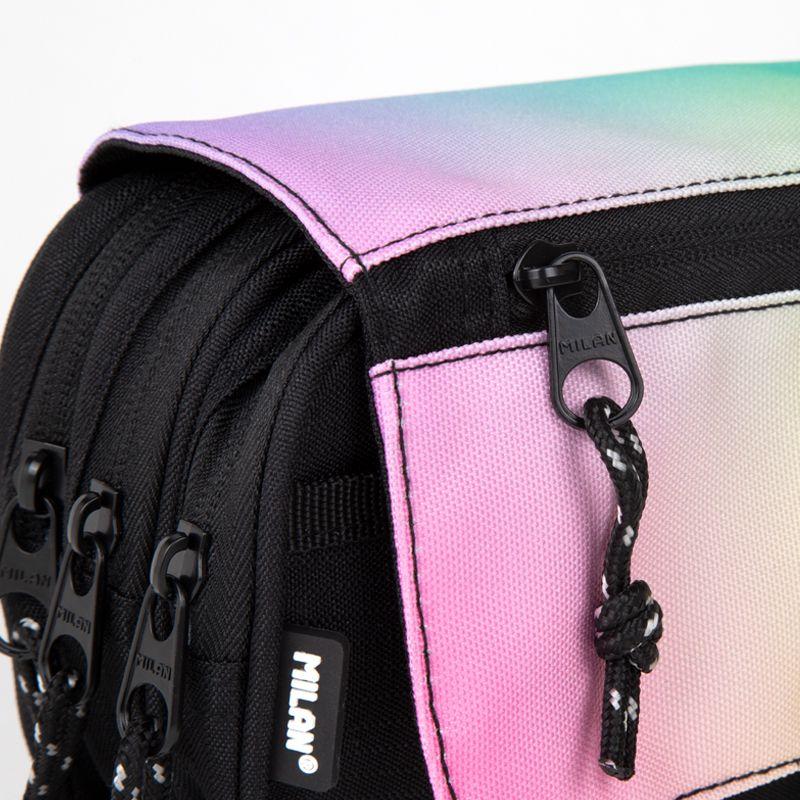 Trostruka prazna pernica sa preklopom MILAN - SUNSET 