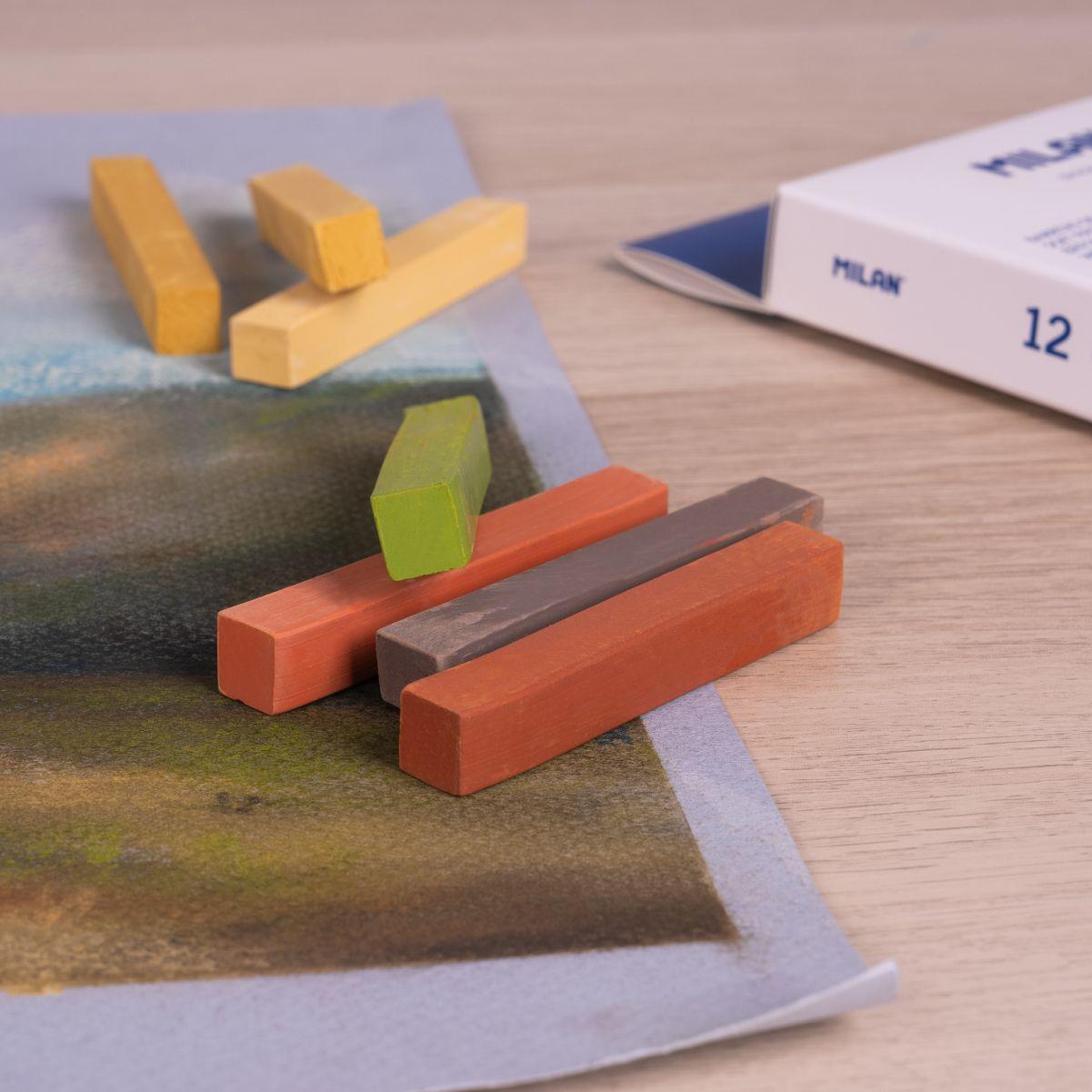 Pastelne boje MILAN - PORTRAIT 12 kom 