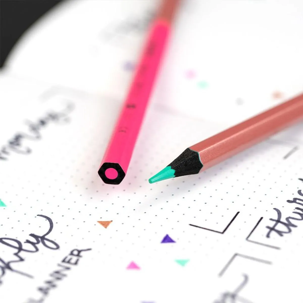 6 drvenih bojica MILAN - COPPER 