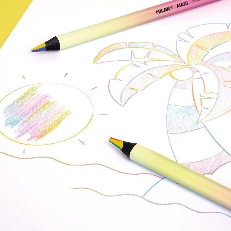 Drvena bojica multicolor MILAN - SUNSET 