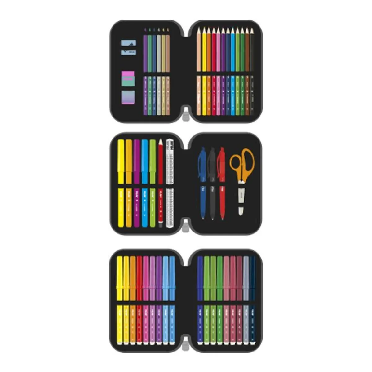 Trostruka puna pernica MILAN - SUNSET PINK 