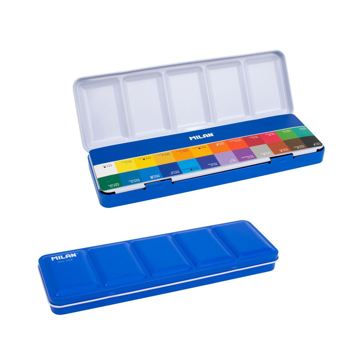 Akvarel boje MILAN - HALF PANS 24 kom 