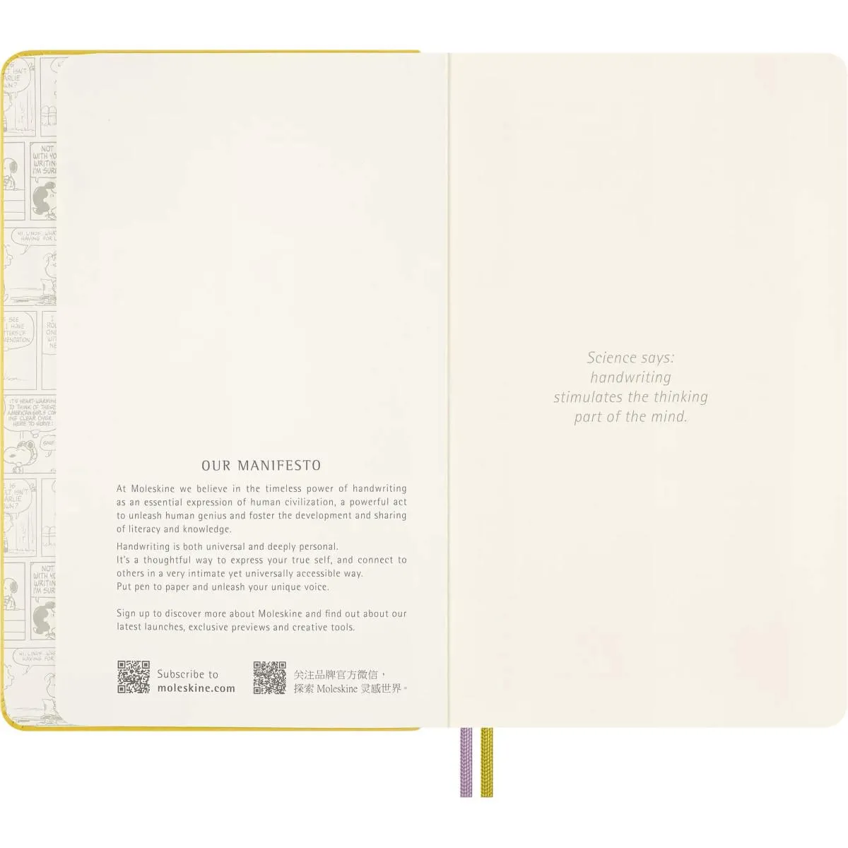 MOLESKINE beležnica Peanuts 