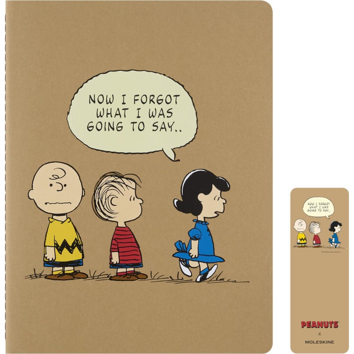 MOLESKINE set tri beležnice Limited Edition Peanuts XL 