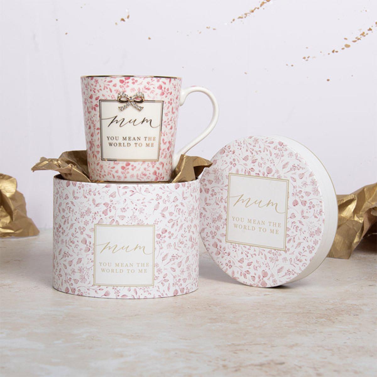 Porcelanska šolja MUM THE WORLD TO ME 