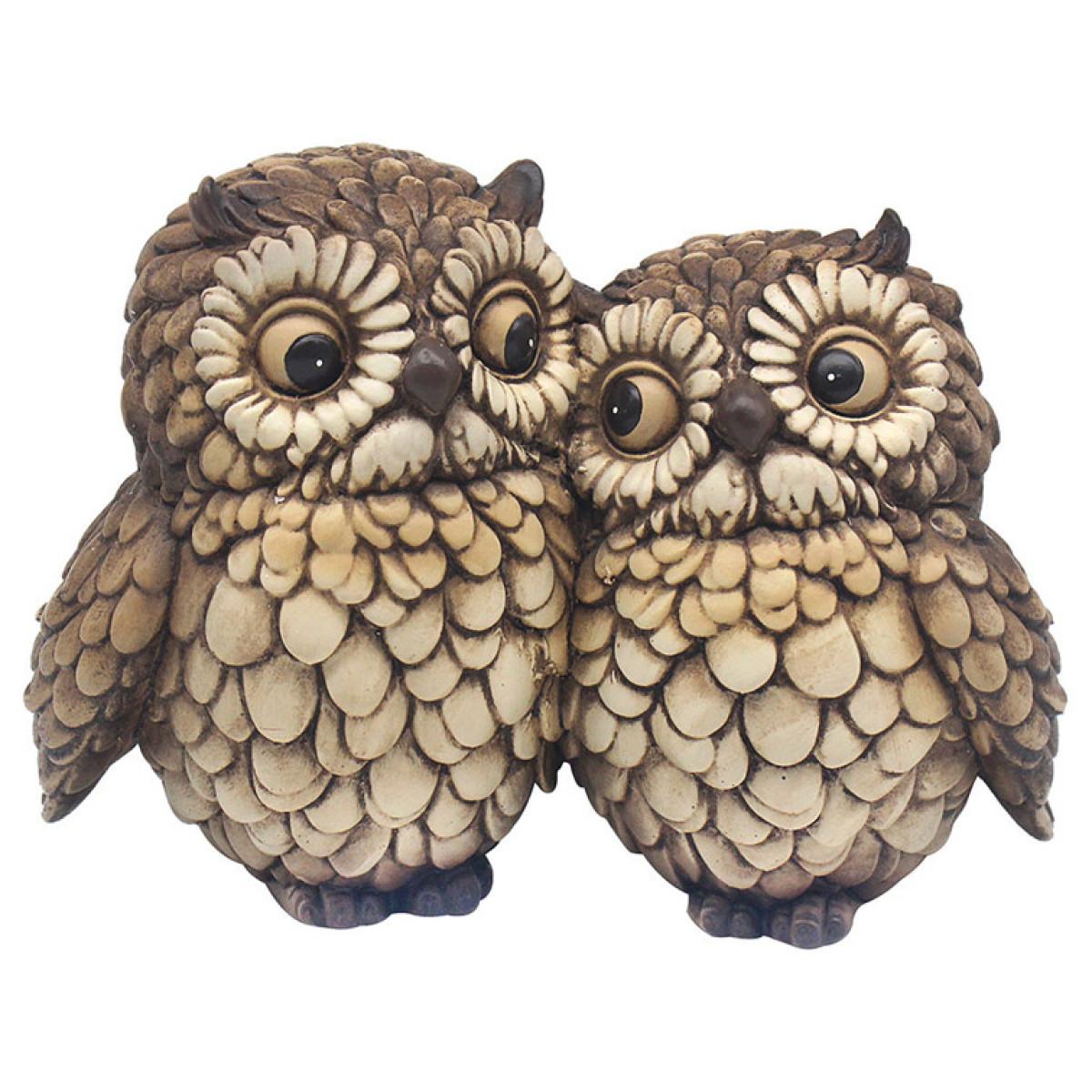 Ukrasna figurica ZAGRLJENE SOVE 