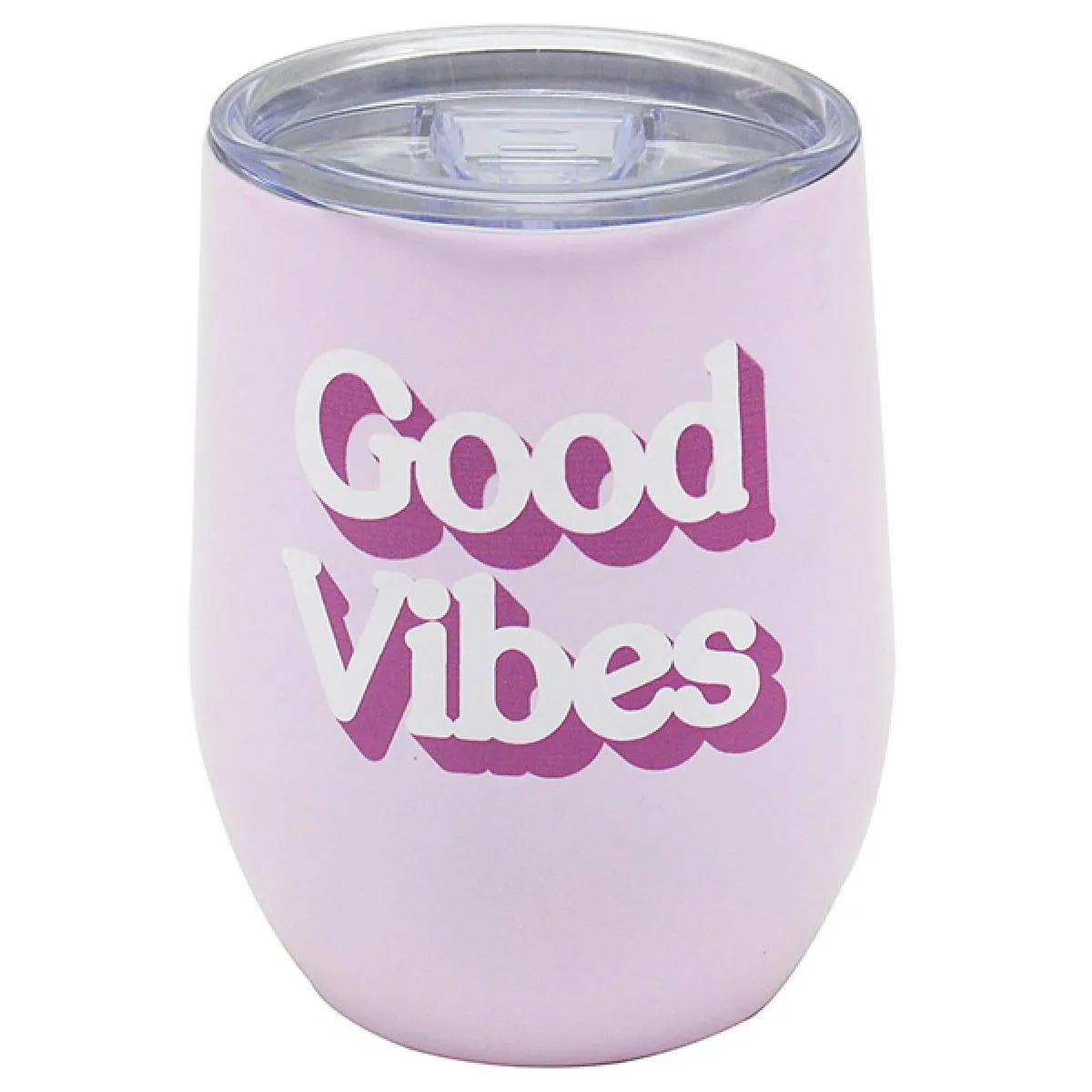 Putna šolja od nerđajućeg čelika GOOD VIBES 