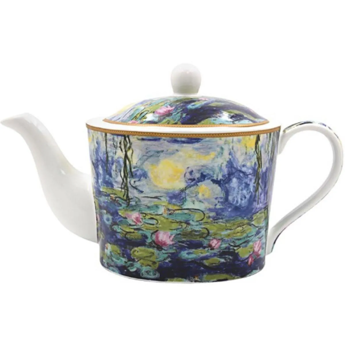 Porcelanski čajnik MONE - WATERLILLIES 