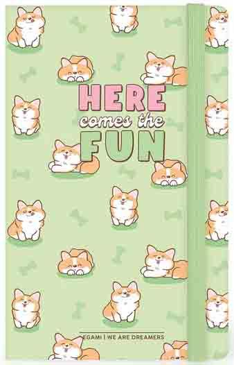 Notes CORGI linije 21x13cm 