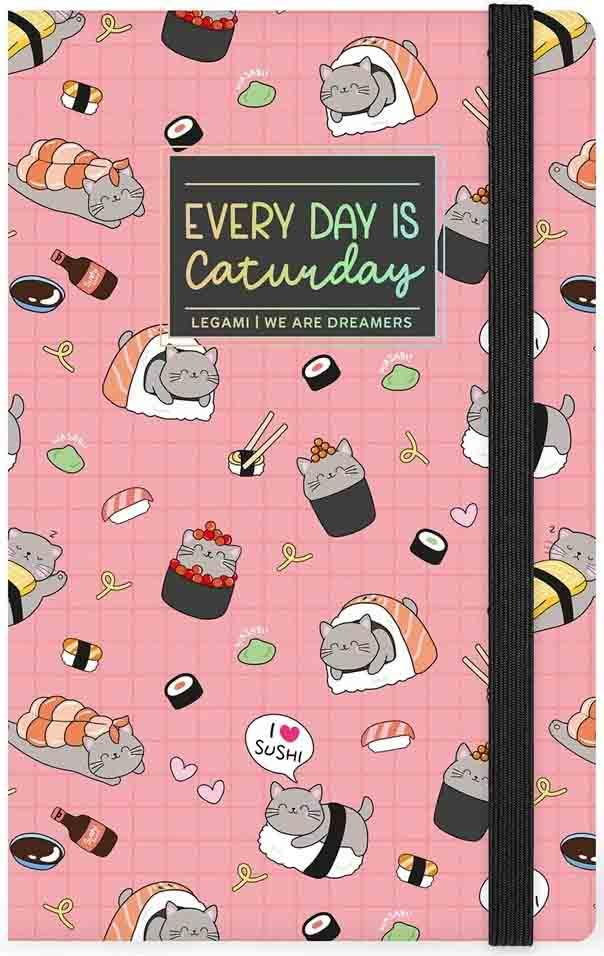 Notes SUSHI CAT linija 21x13cm 