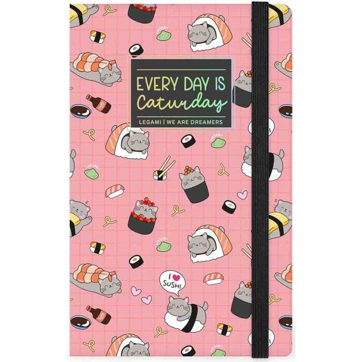 Notes SUSHI CAT linija 21x13cm 