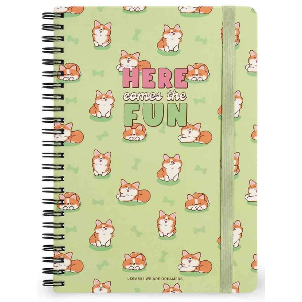 Notes sa spiralom CORGI linije 29x21cm 