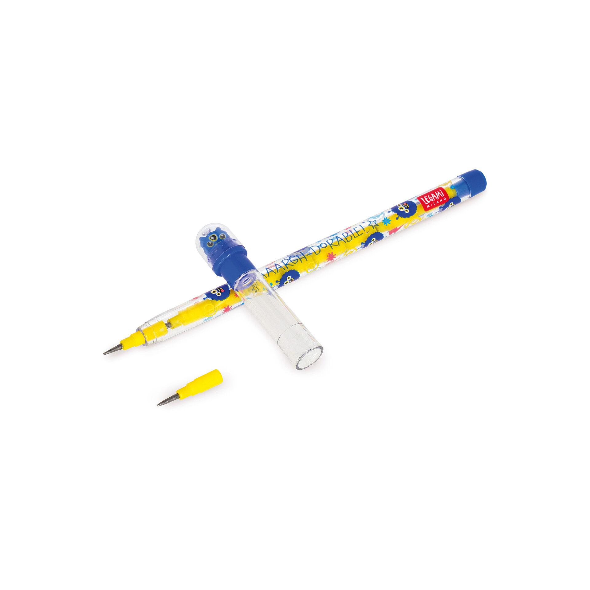 Grafitna olovka B2 sa gumicom MONSTER (11 uložaka) 