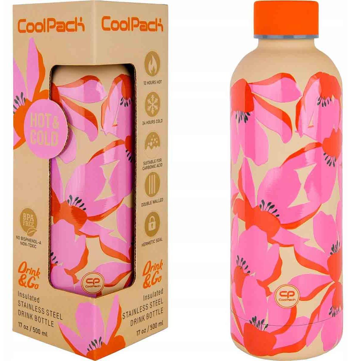 Termos COOLPACK BONET- FLORES ROSA 500ml 