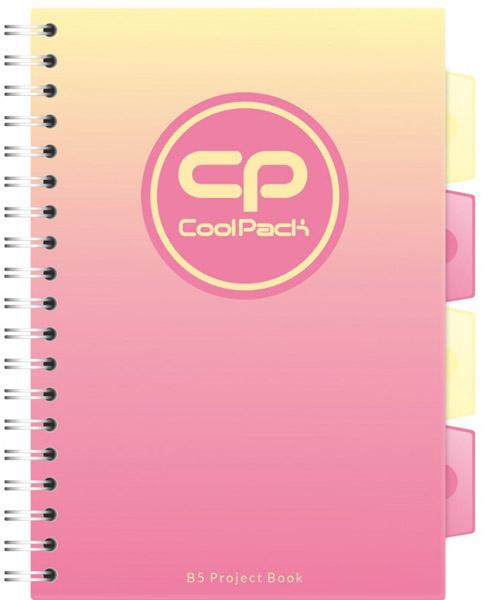 Sveska B5 kvadratići GRADIENT PEACH 