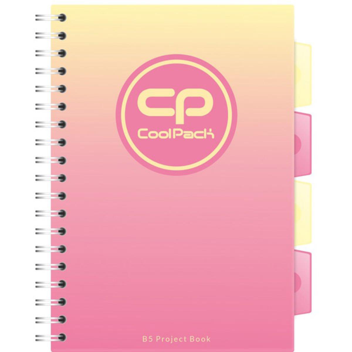 Sveska B5 kvadratići GRADIENT PEACH 